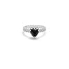 Stolen Girlfriends Club Mini Claw Ring - Sterling Silver & Onyx