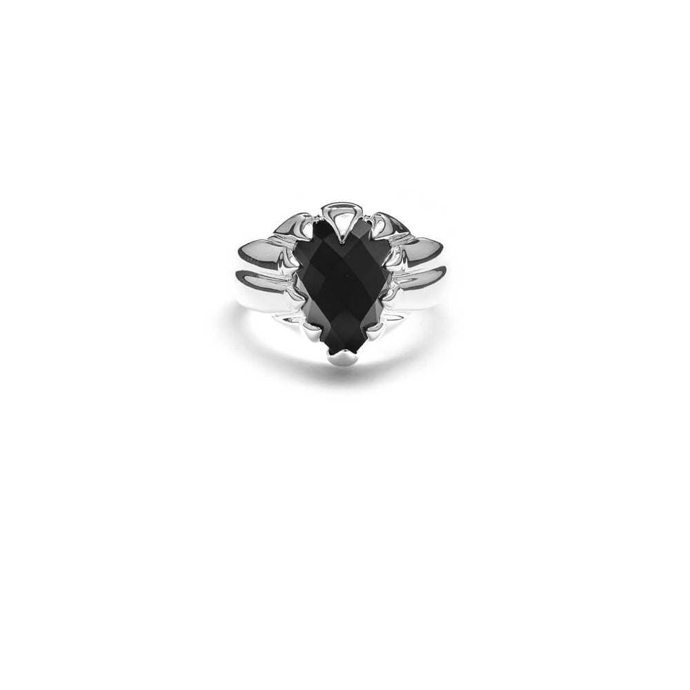 Stolen Girlfriends Club Love Claw Drop Ring - Sterling Silver & Onyx