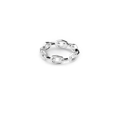 Stolen Girlfriends Club Facet Chain Ring - Sterling Silver