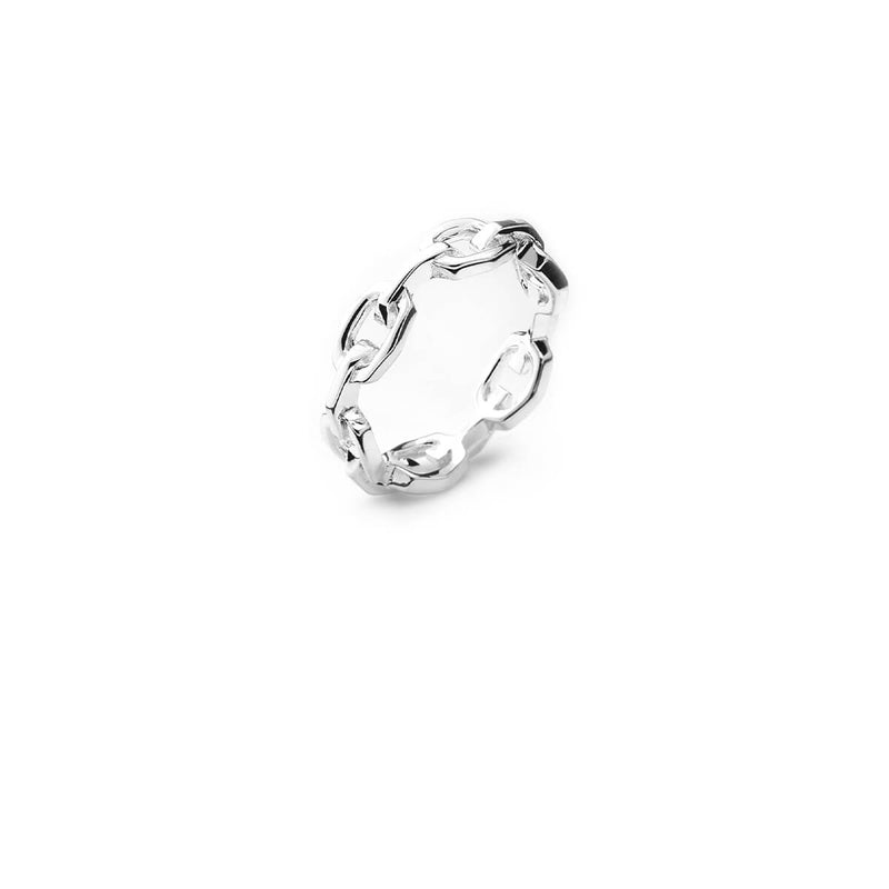 Stolen Girlfriends Club Facet Chain Ring - Sterling Silver