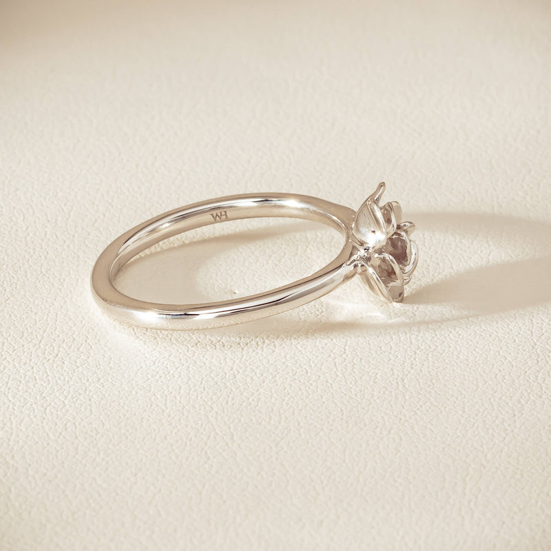 Sterling Silver Albertine Rose Ring - Ring - Walker & Hall