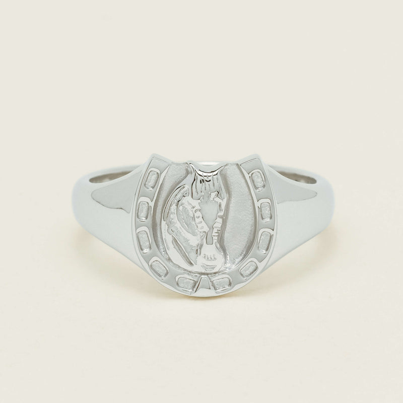 Sterling Silver Horseshoe Ring