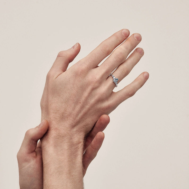 Stolen Girlfriends Club Precious Punk Sky Topaz Ring