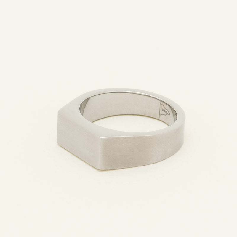 Titanium Rectangular Signet Ring