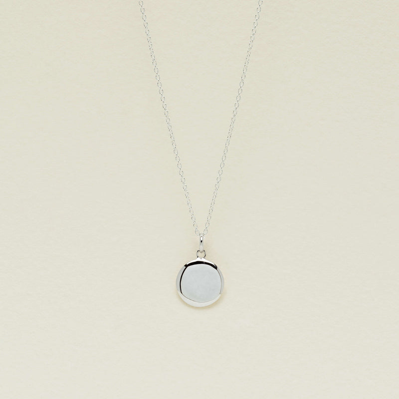Sterling Silver Pebble Pendant - Necklace - Walker & Hall