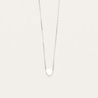 Sterling Silver Noted Letter Necklace (Pendant + Chain) - Necklace - Walker & Hall