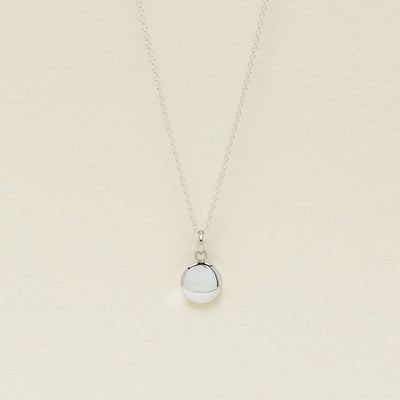 Sterling Silver Mini Pebble Pendant - Necklace - Walker & Hall