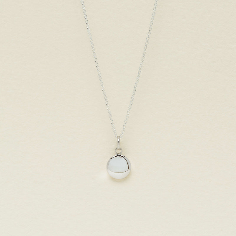 Sterling Silver Mini Pebble Pendant - Necklace - Walker & Hall