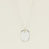 Sterling Silver ID Pendant With Curb Chain - Necklace - Walker & Hall