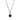 Stolen Girlfriends Club Love Claw Drop Necklace - Silver & Onyx