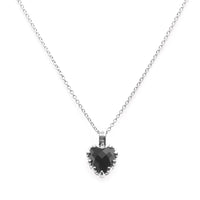 Stolen Girlfriends Club Mini Love Claw Necklace - Silver & Onyx