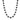 Stolen Girlfriends Club Love Claw Eternity Necklace - Silver & Onyx