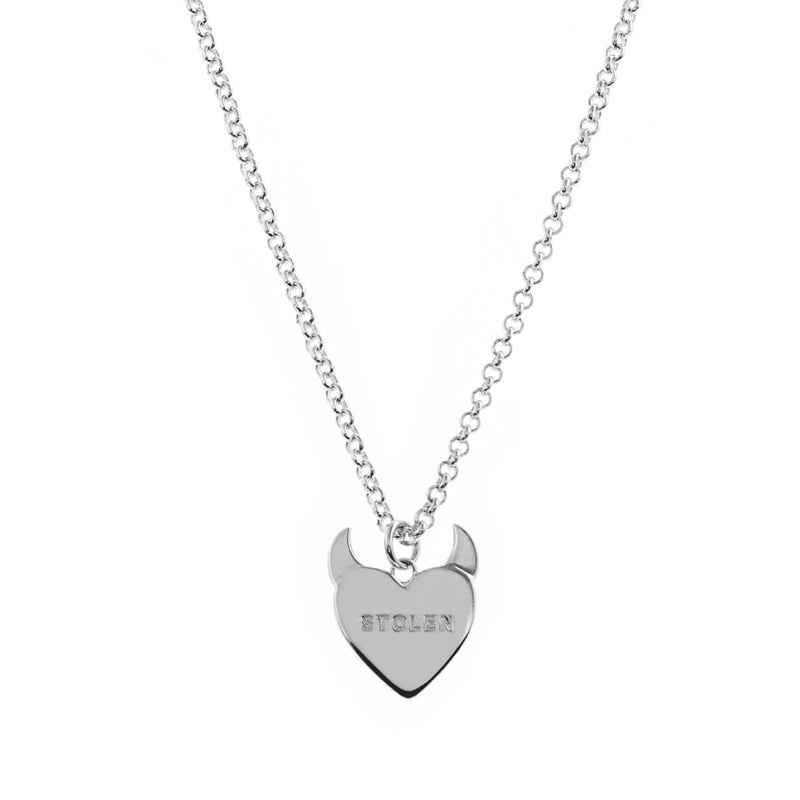 Stolen Girlfriends Club Sinister Heart Necklace - Sterling Silver