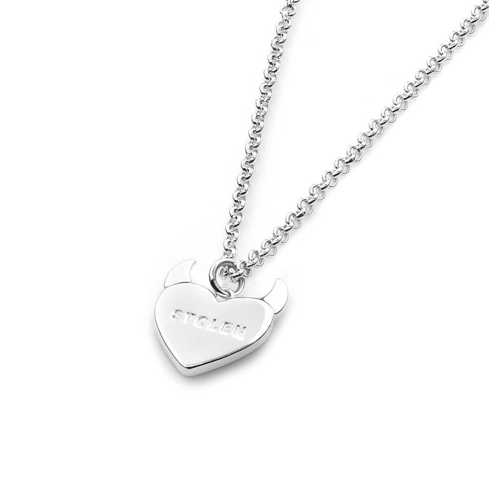 Stolen Girlfriends Club Sinister Heart Necklace - Sterling Silver