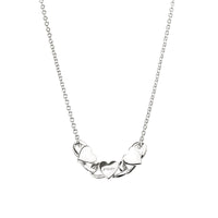 Stolen Girlfriends Club Triple Heart Love Chain Necklace - Sterling Silver