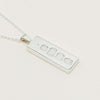 Vintage Sterling Silver Ingot Pendant - London 1977