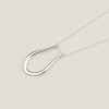 Sterling Silver Ring Holder Pendant With Chain