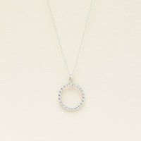 Sterling Silver Twine Pendant With Chain