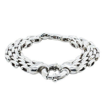 Deja Vu Sterling Silver Gate Bracelet - Bracelet - Walker & Hall