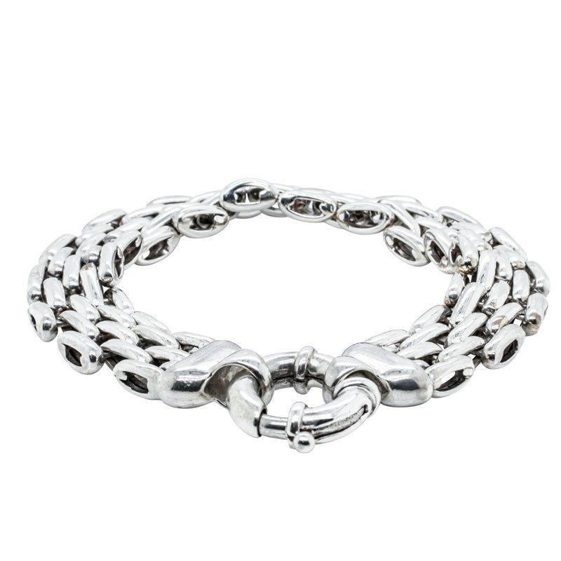 Deja Vu Sterling Silver Gate Bracelet - Bracelet - Walker & Hall