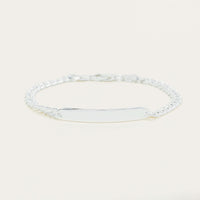 Sterling Silver ID Bracelet 18.5cm - Bracelet - Walker & Hall