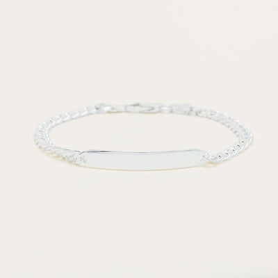 Sterling Silver ID Bracelet 18.5cm - Bracelet - Walker & Hall