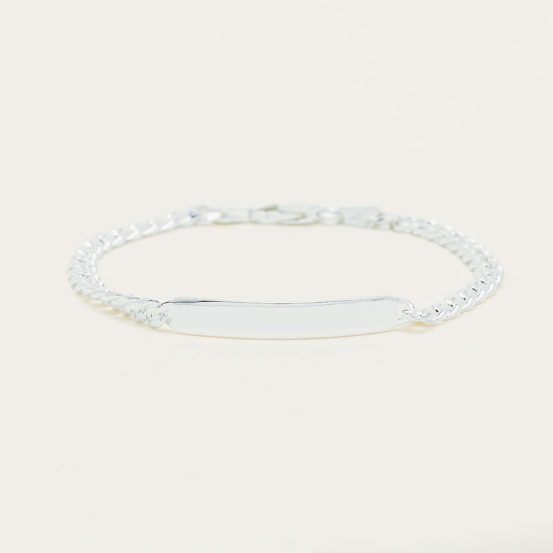 Sterling Silver ID Bracelet 18.5cm - Bracelet - Walker & Hall