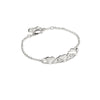 Stolen Girlfriends Club Triple Heart Love Chain Bracelet - Sterling Silver