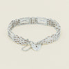 Deja Vu Sterling Silver Gate Bracelet with Padlock