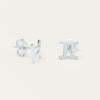 Sterling Silver Noted Zodiac Stud Earrings - Earrings - Walker & Hall