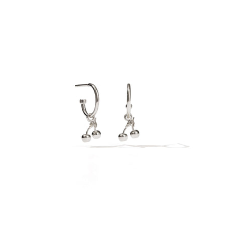 Meadowlark Cherry Signature Hoop Earrings - Sterling Silver