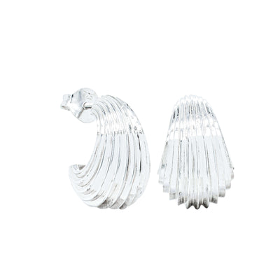 Zoe & Morgan x Walker & Hall Mini Lucia Hoop Earrings - Sterling Silver