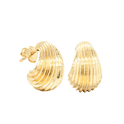 Zoe & Morgan x Walker & Hall Mini Lucia Hoop Earrings - Gold Vermeil