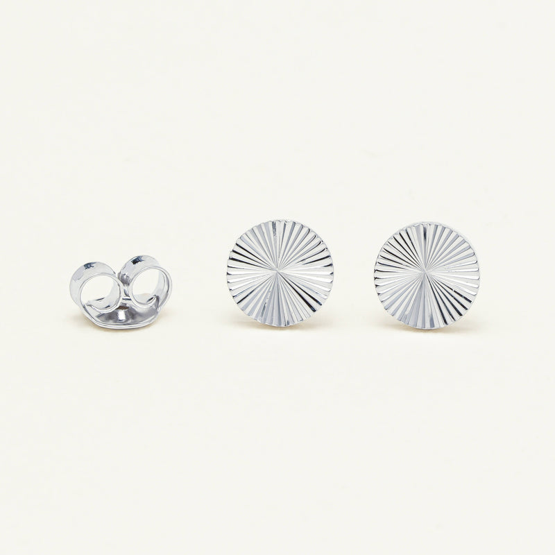 Sterling Silver Mini Reflections Stud Earrings - Earrings - Walker & Hall