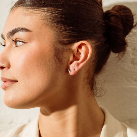 Sterling Silver Mini Reflections Stud Earrings - Earrings - Walker & Hall