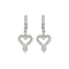 Zoe & Morgan Mini Gypsy Heart Earrings - Sterling Silver - Earrings - Walker & Hall