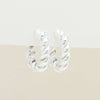 Sterling Silver Twisted Rope Hoop Earrings - Earrings - Walker & Hall