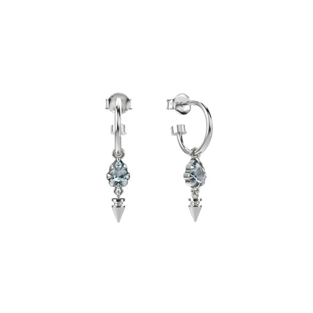 Stolen Girlfriends Club Precious Punk Sky Topaz Earrings