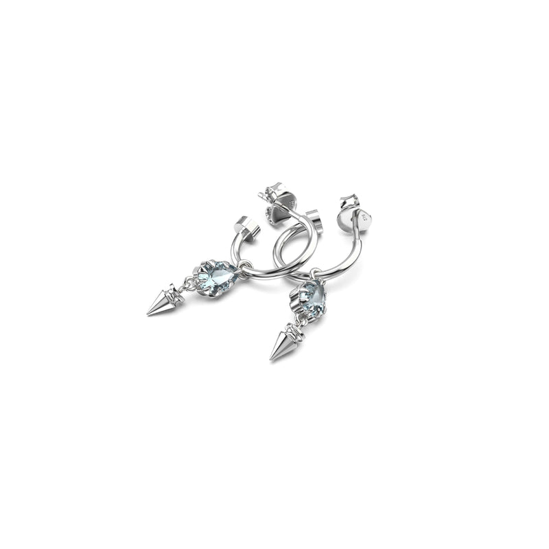 Stolen Girlfriends Club Precious Punk Sky Topaz Earrings