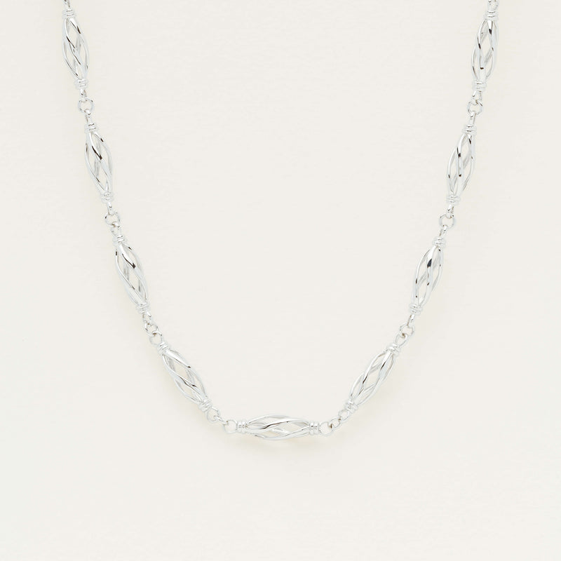 Sterling Silver Helix Chain - Necklace - Walker & Hall