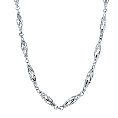 Sterling Silver Helix Chain - Necklace - Walker & Hall