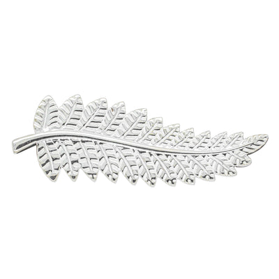 Sterling Silver Fern Brooch-Brooch-Walker & Hall