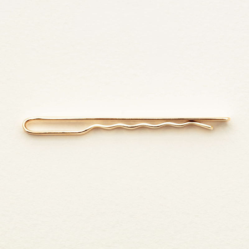 Deja Vu 9ct Yellow Gold Classic Tie Slide