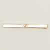 Deja Vu 9ct Yellow Gold Diamond-Set Tie Clip - Brooch - Walker & Hall