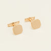Deja Vu 18ct Rose Gold Octagon-Shaped Cufflinks