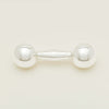 Sterling Silver Hollow Baby Chime Rattle - Silverware - Walker & Hall