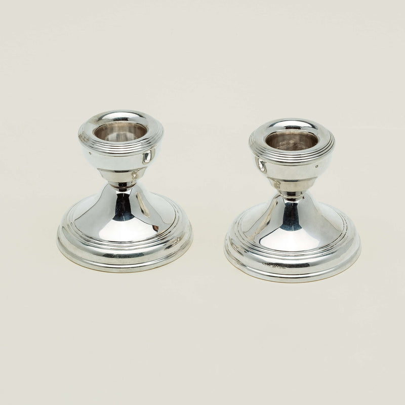 Sterling Silver Candle Sticks - Birmingham 1965 - Silverware - Walker & Hall