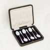 Sterling Silver Fiddle Pattern Coffee Spoons - Sheffield 1922 - Silverware - Walker & Hall