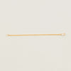 9ct Yellow Gold Curb Link Chain Extender - 10cm
