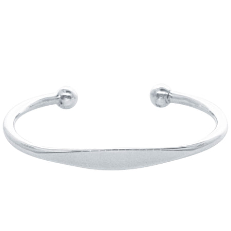 Sterling Silver Men's Cuff - Bracelet - Walker & Hall